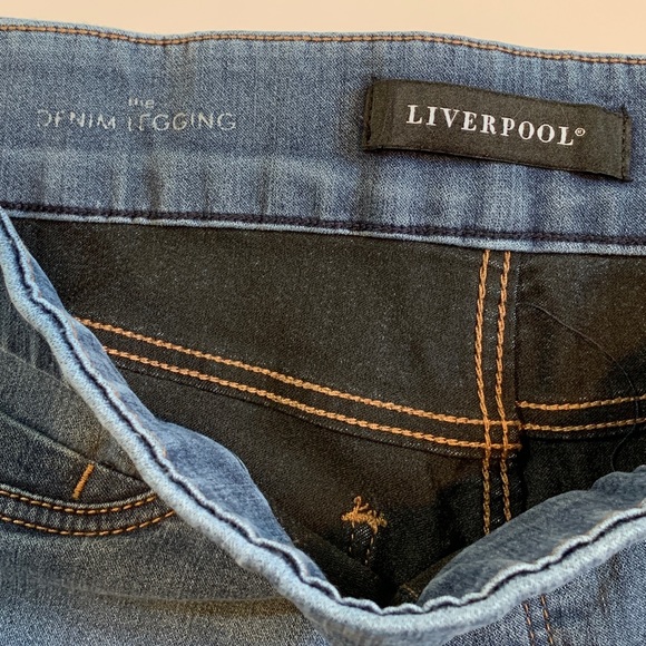 Liverpool Jeans Jeggings Elastic Waist Size 4 - Picture 3 of 6